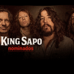 Grupo rockero en estilo cinematográfico