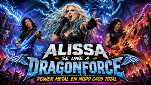 Alissa White-Gluz se une a DragonForce en una nueva etapa de power metal épico