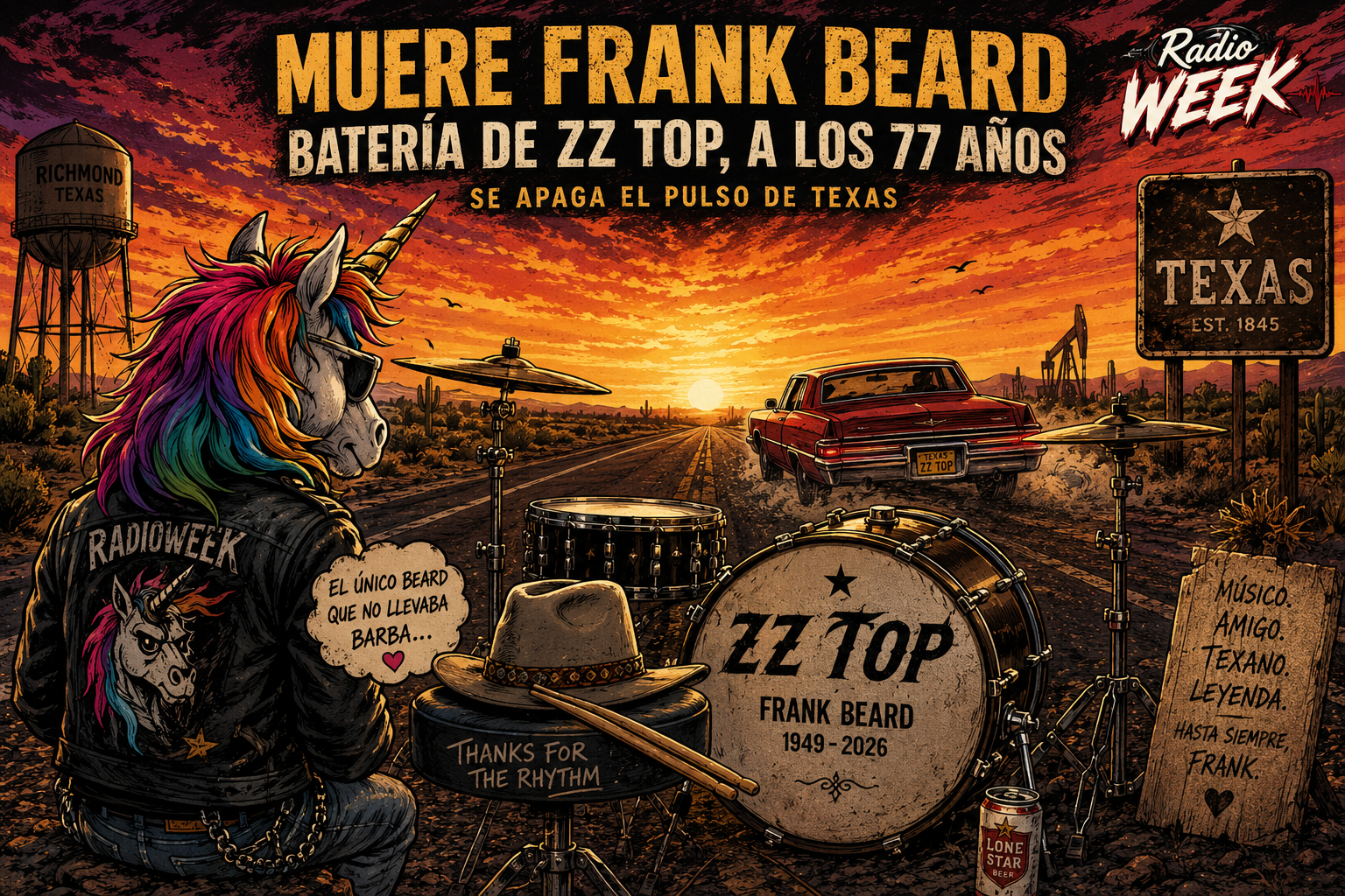 Muere Frank Beard