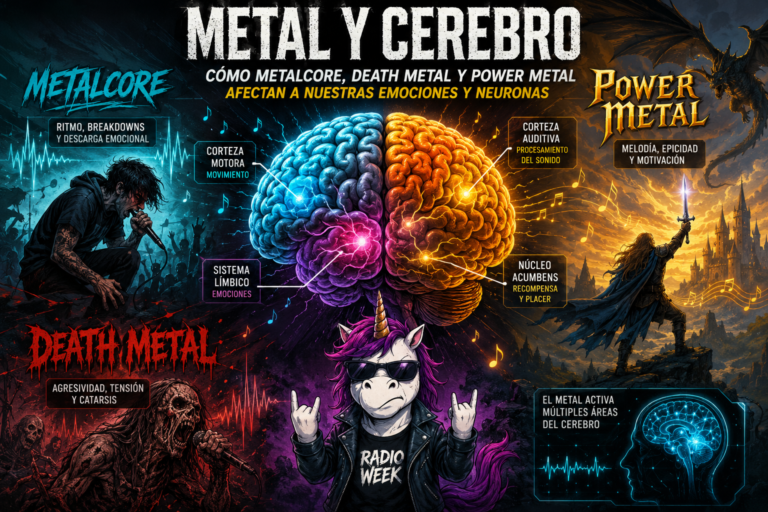 ¿Cómo afecta el metal al cerebro? Metalcore, death metal y power metal