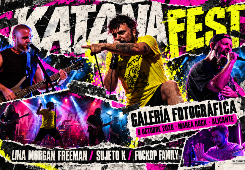 Collage punk fotográfico del Katana Fest