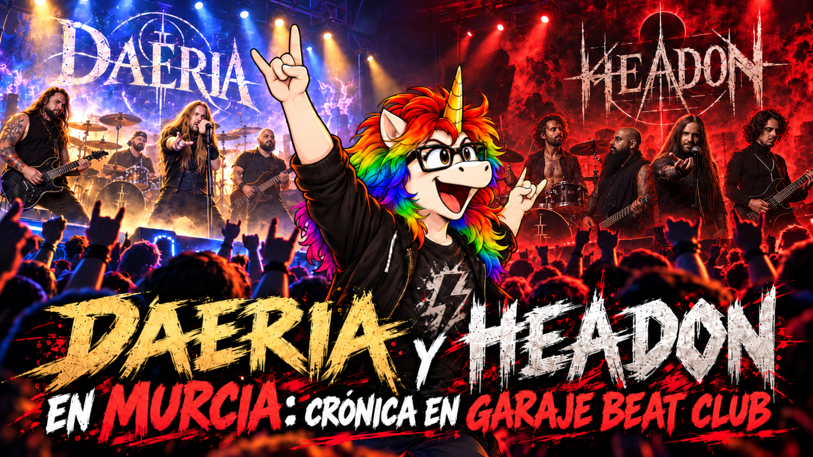 Daeria y Headon_ Noche de Rock en Murcia