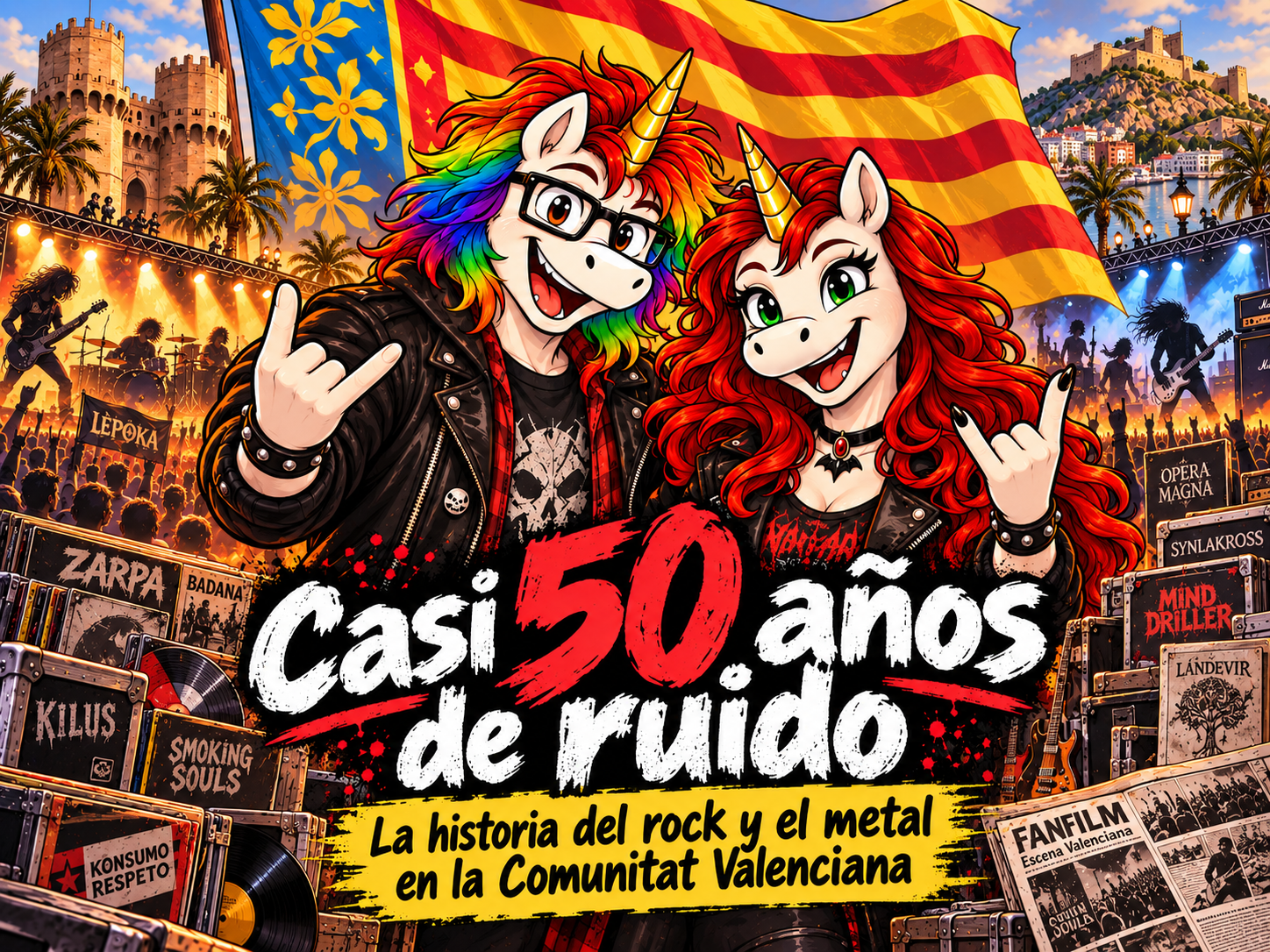 Tributo al rock valenciano encarnado